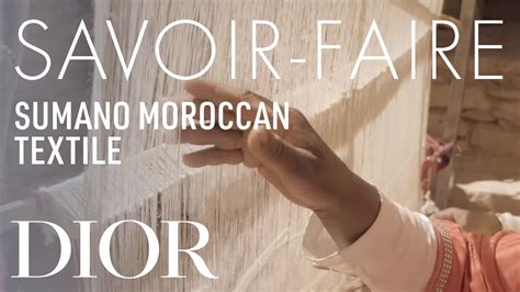 The Moroccan textile savoir